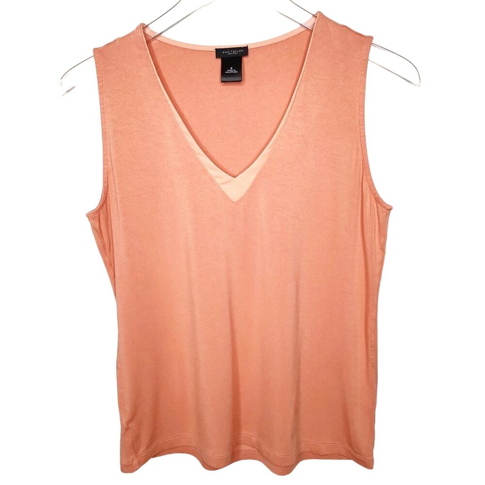 ANN TAYLOR FACTORY V-neck sleeveless top SZ S
